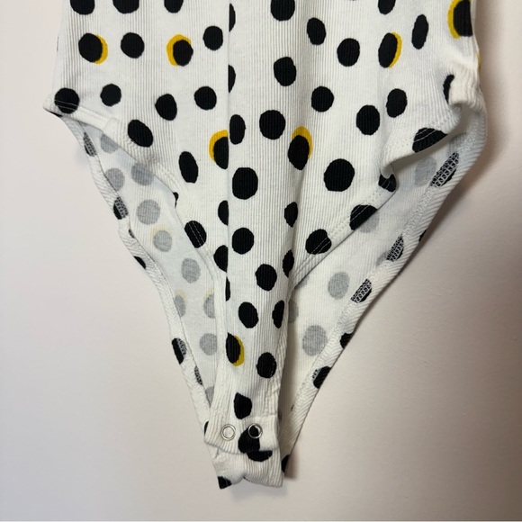 Zara Polka Dot Sleeveless Bodysuit Size L - Picture 4 of 6